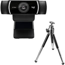Webcam Full HD Logitech C922 Pro Stream com Microfone Embutido, 1080p e Tripé Incluso - Compatível com Logitech Capture CX 1 UN