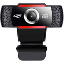 Câmera webcam Full HD, com microfone, 1800p, Preta, WB-100, C3Tech - CX 1 UN