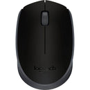 Mouse sem fio Logitech M170 com Design Ambidestro Compacto, Conexão USB e Pilha Inclusa - Preto CX 1 UN
