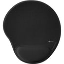 Mouse pad com apoio de punho em gel, Preto, 24,8x22,6cm, App-Tech - PT 1 UN