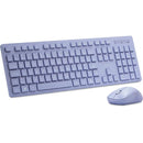 Teclado e Mouse sem Fio, Wireless, Padrão ABNT2, Lilás, KMW231L, Ergo - CX 1 UN