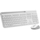 Teclado e Mouse sem Fio, Wireless e Bluetooth, Padrão ABNT2, Branco, KMWB258W, Ergo - CX 1 UN