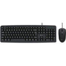 Teclado e Mouse com fio, Preto, KMF100, App-Tech - CX 1 UN