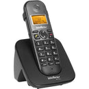 Telefone s/ fio Dect 6.0 c/ identificador de chamadas preto TS5120 Intelbras CX 1 UN