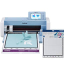 Máquina para recorte com Scanner ScanNCut SDX225 110v + Esteira adesiva de aderência padrão 30 x 30cm para linha SDX, CADXMATSTD12, Brother CX 1 UN